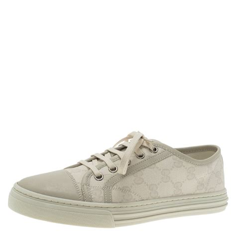 gucci cream trainers|Gucci sneakers outlet online.